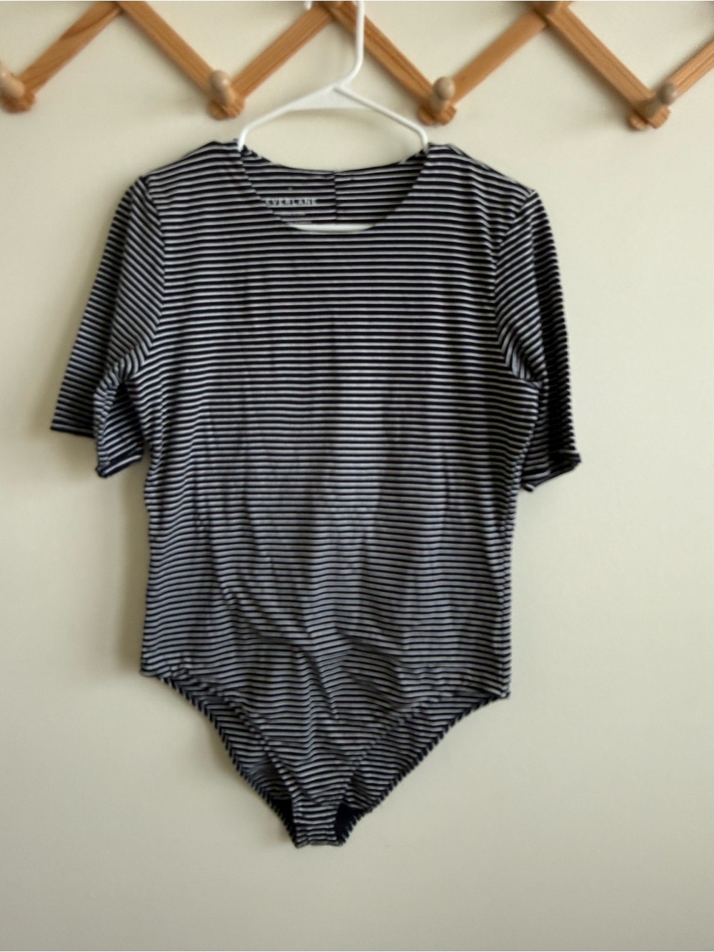 Everlane Pima Cotton Stripe Bodysuit